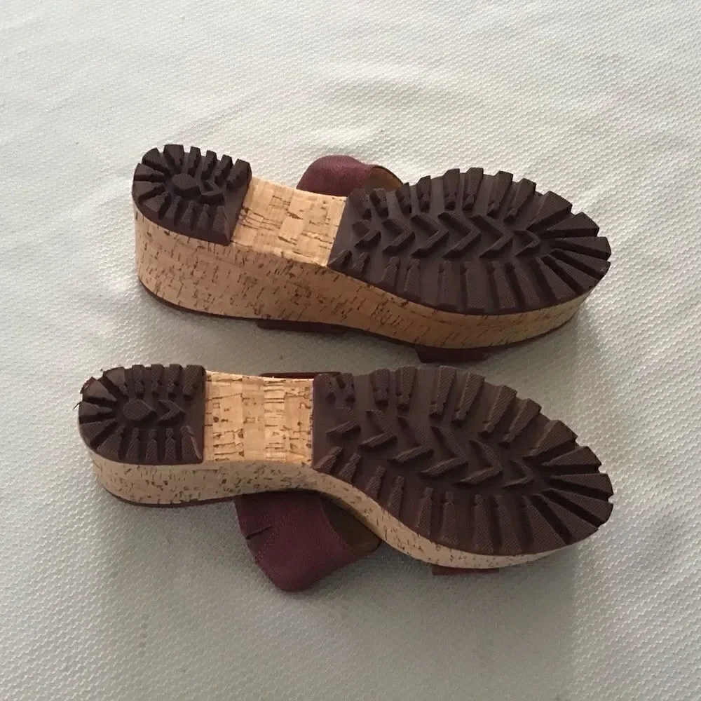 High fashion wedge heels by Nine West sz 9Med
